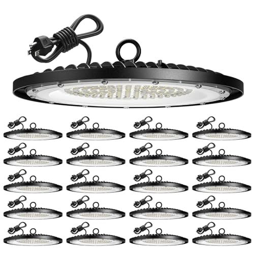 20 Pack UFO LED High Bay Light 150W 21000lm 5000K (20 Count)