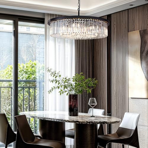 Black Crystal Chandelier