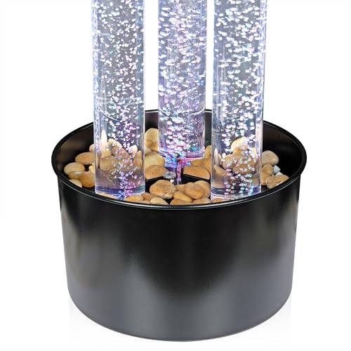 MLT166BK 54" 3 Tier Acrylic Bubble Fountain with Remote Control and 16