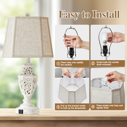 Lamps for Night Stands Set of 2 (2 Count)