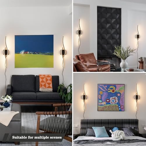 Plug in Wall Sconces Set of 2 (2 Count)