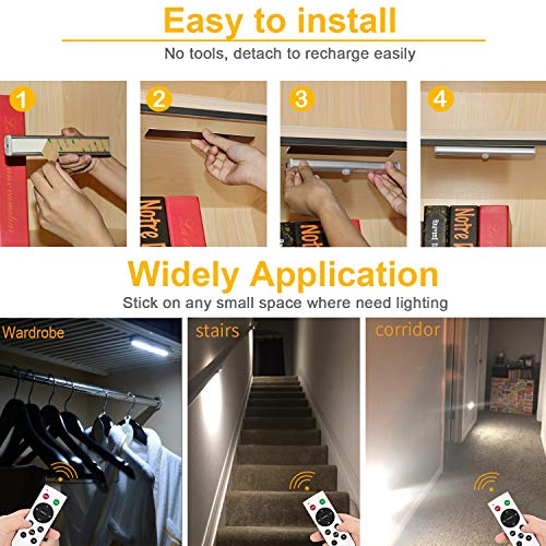 Remote Control Under Cabinet Lighting Wireless 6 Pack (6 Count)