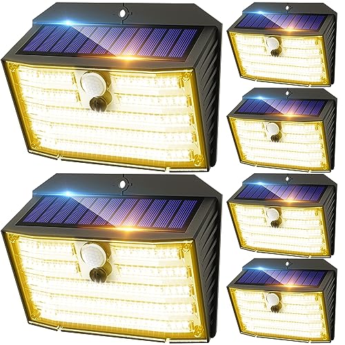 Solar Lights Outdoor [𝟔 𝐏𝐚𝐜𝐤 (6 Count)