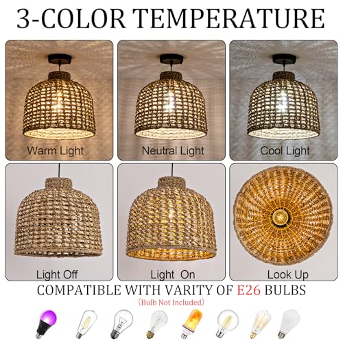 Rattan Pendant Light