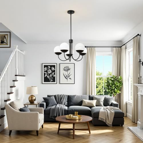 5 Light Modern Chandelier for Dining Room