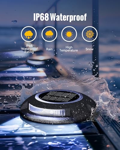 Solar Dock Driveway Lights Outdoor 12 Pack (12 Count)