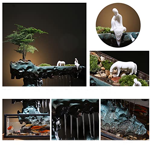 Desktop Waterfall Fountain with Rockery
