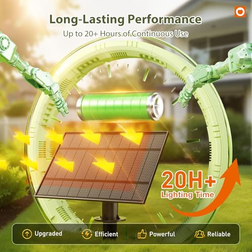 54(48+6)FT Solar String Lights Waterproof, with Remote& USB 24+2 LED (48 Foot)