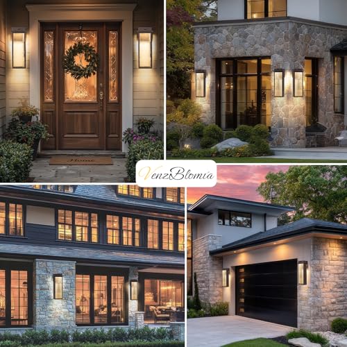 20” Large Brown Motion Sensor Dusk to Dawn Outdoor Wall Sconces (2 Count)