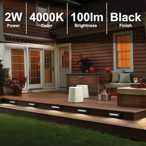 LED Step Stair Lights 110V (6 Count)