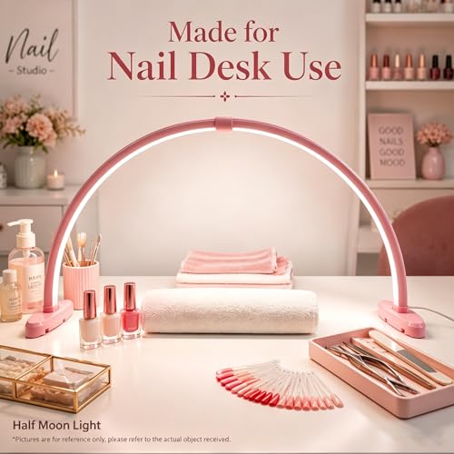 Half Moon Nail Desk Lamp