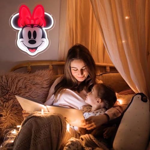 Anime Theme Cartoon LED Neon Sign for Wall Decor (Minnie)