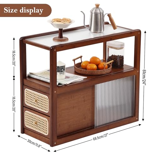 Rattan Nightstand