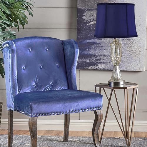 Medium Blue Lamp Shade Set of 1