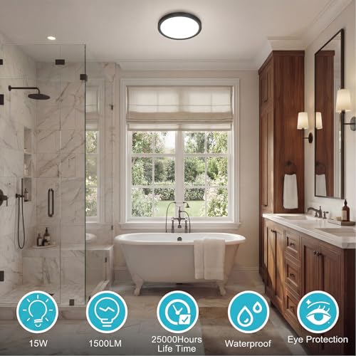 7 inch Flush Mount LED Ceiling Light Fixture (6 Count)