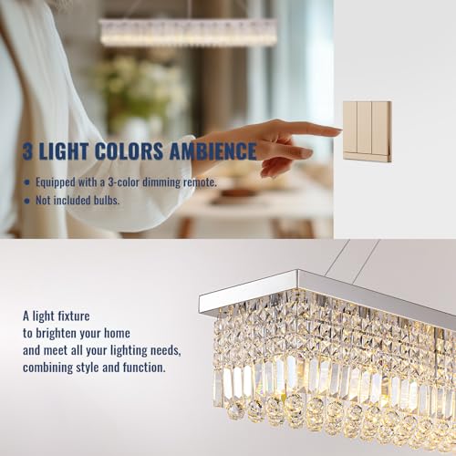 59 inch Modern Crystal Chandelier