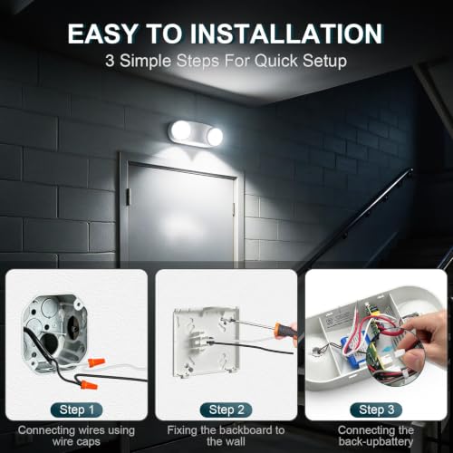 4PK LED Emergency Lights
