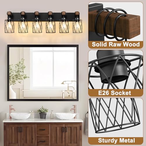Farmhouse Bathroom Vanity Light