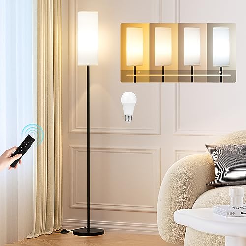 64" Modern Floor Lamp with Remote Control
