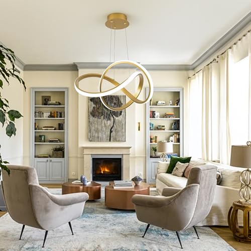 Modern LED Pendant Light with Remote & 3