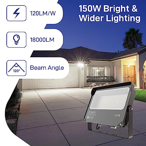 Flood Light Outdoor 150W 2Pack (2 Count)