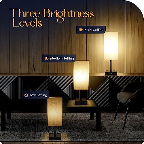 Bedside Table Lamps Set of 2 (2 Count)