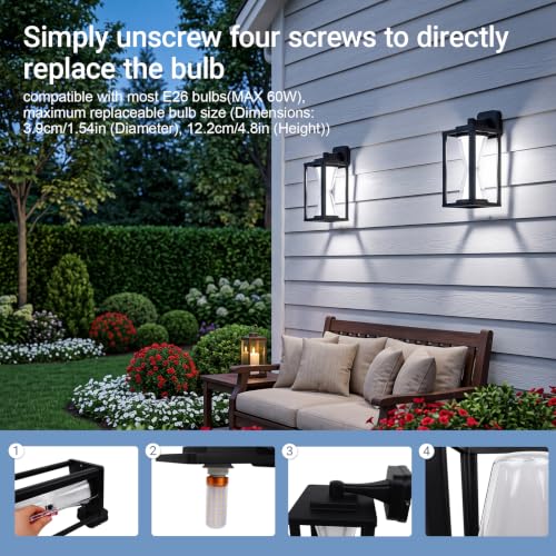 Exterior Lighting Fixture Wall Mount 30W (30W E26)