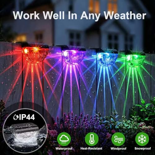 16 Pack Solar Deck Lights Outdoor (16 Count)