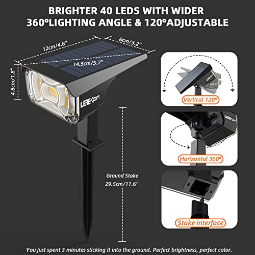 3 Brightness Modes Solar Outdoor Lights (8 Count)