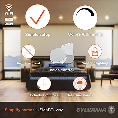 Sylvania WiFi LED Smart Light Bulb (4 Count)