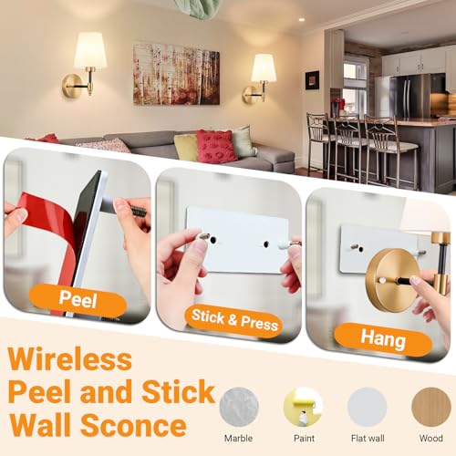 Battery Operated Wall Sconce