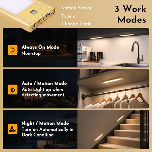 Motion Sensor Cabinet Light (4 Count)