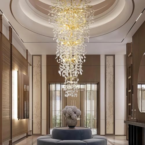 118'' Long Chandelier for High Ceiling