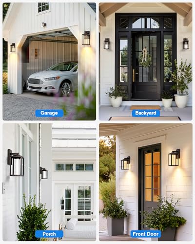 Oil Rubbed Bronze Dusk to Dawn Outdoor Light Fixture for House Porch