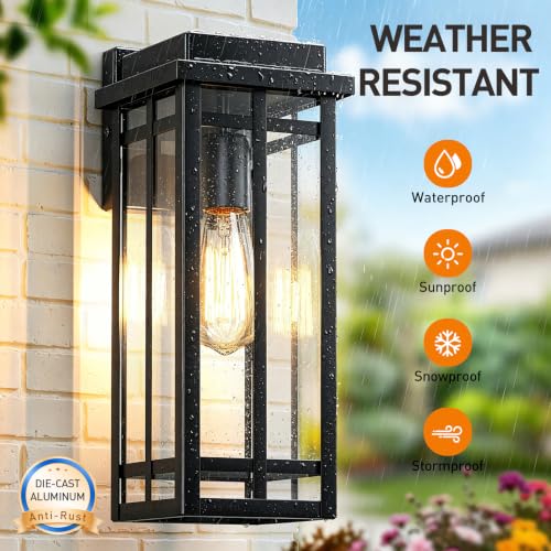 13.8'' Outdoor Wall Light Fixtures 2 Packs (2 Count)
