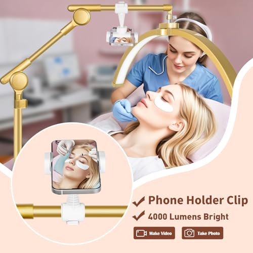 2026 Half Moon Eyelash Extension Light with 4