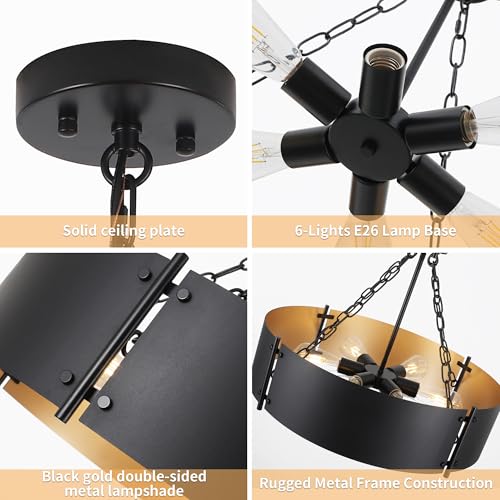 23.6'' Drum Chandelier 6