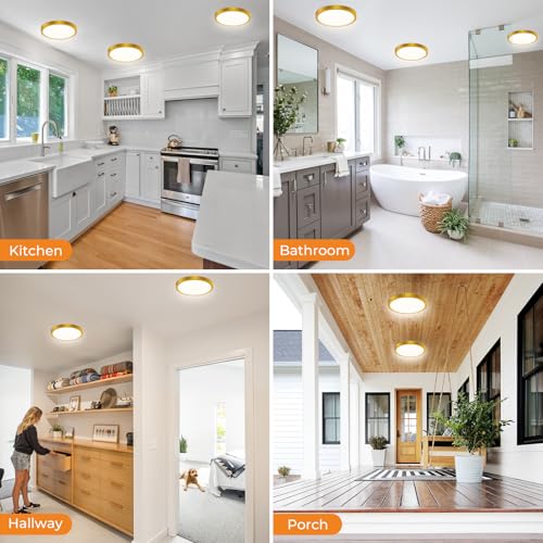 1Pack LED Flush Mount Ceiling Light Fixture