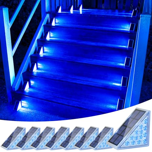 Solar Stair Lights 8 Pack (8 Count)