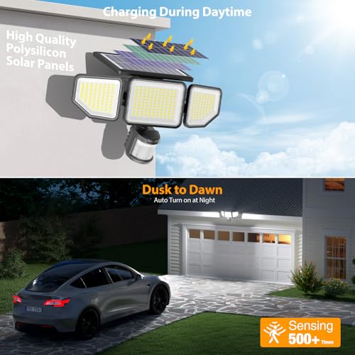 4500LM Solar Lights Outdoor