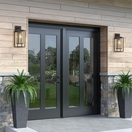 18" Double Cage Outdoor Wall Light (2 Count)