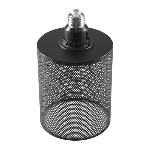 E26 Vintage Black Metal Cage Edison Light Fixture for Pendant Wall Sconce Floor Lamp & Ceiling Light Fixture