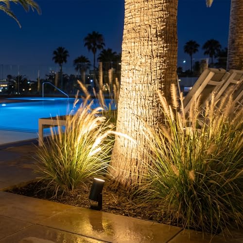 4PK Low Voltage Outdoor Flood Lights LED 6W 260 Lumen 3000K