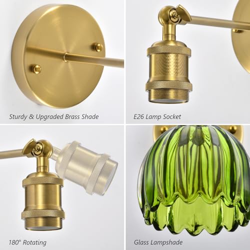 Vintage Battery Operated Wall Sconce (2 Count)