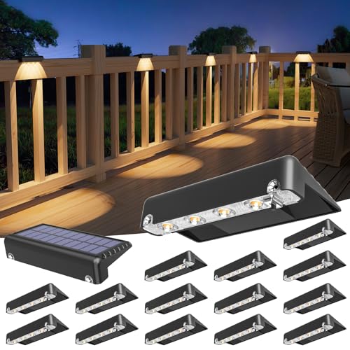 Solar Deck Lights 16 Pack (16 Count)
