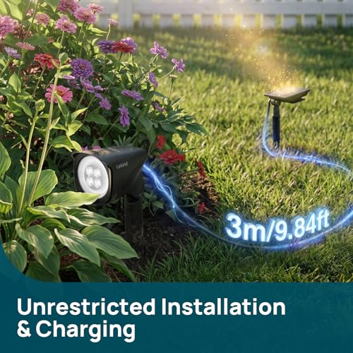 Smart Solar Lights Outdoor Waterproof SL6C (4 Count)