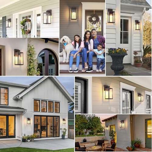 Outdoor Wall Light Fixtures (2 Count)