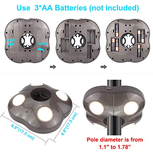 Patio Umbrella Light Battery Operated