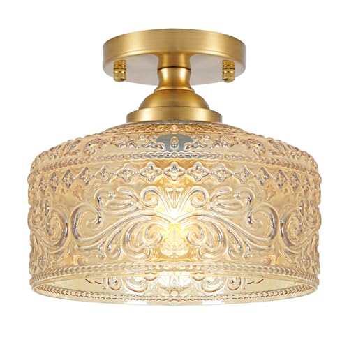 Small Semi Flush Mount Ceiling Light Fixture