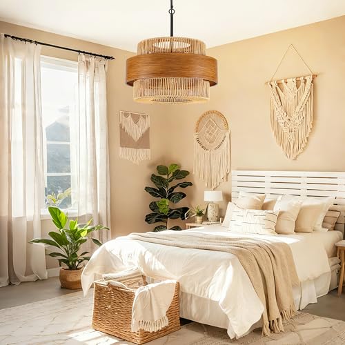 Rattan Chandelier